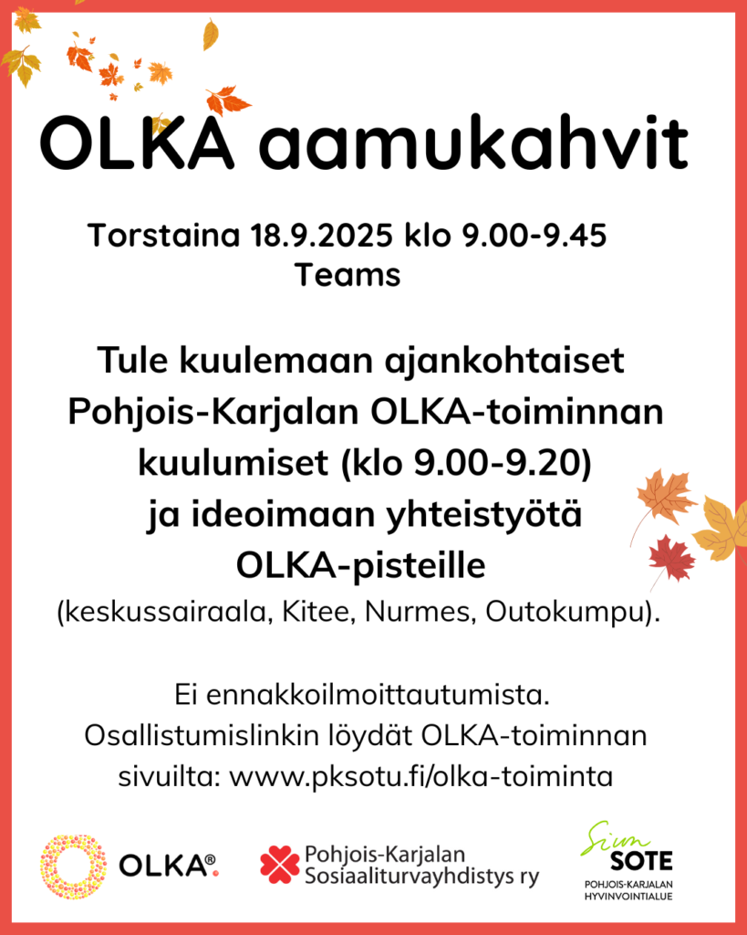 OLKA aamukahvit 18.9.2025